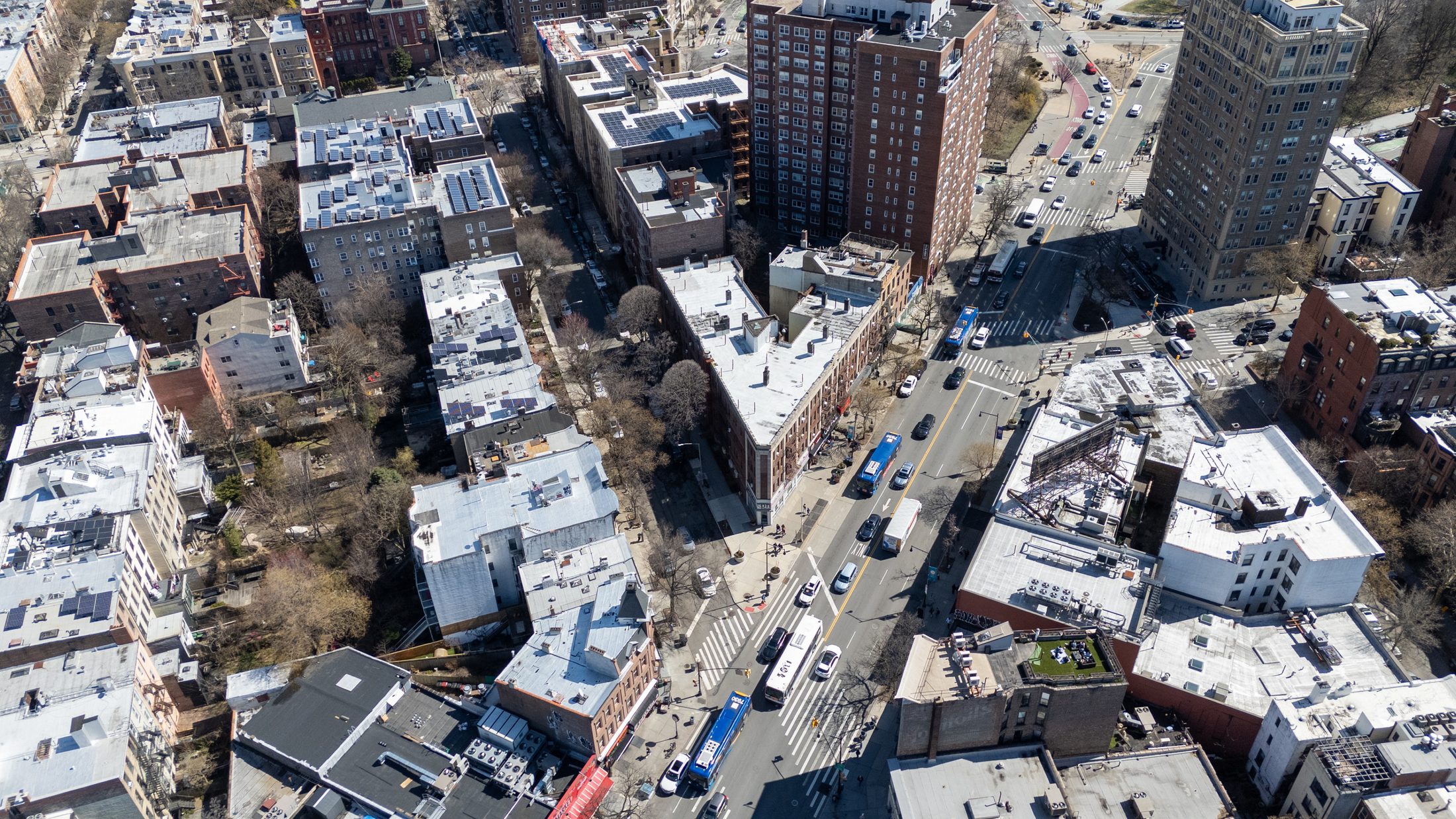 Neighborhood aerial - drone photography by Finlay Films