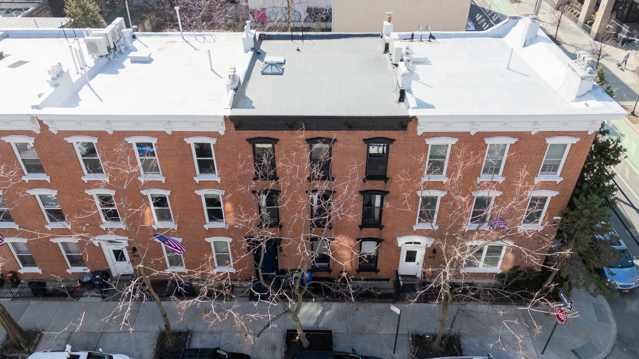 Building exterior - drone photography by Finlay Films