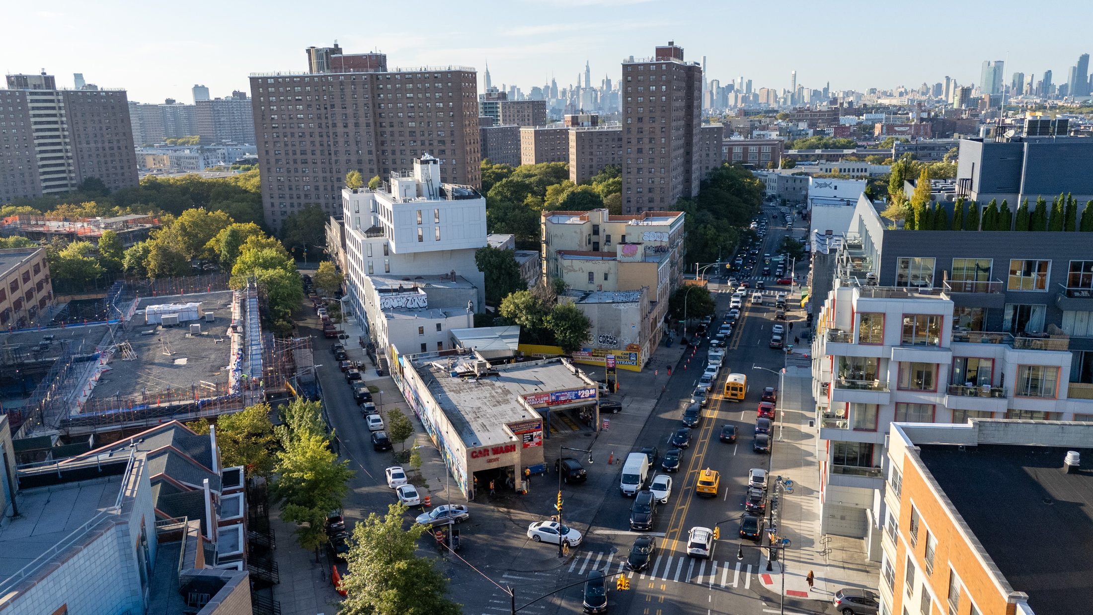 Neighborhood aerial - drone photography by Finlay Films