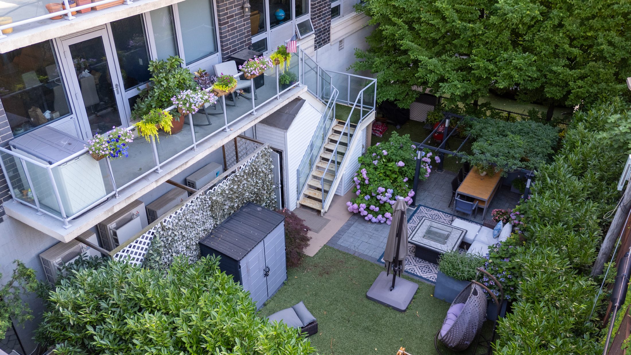Rooftop terrace - drone photography by Finlay Films