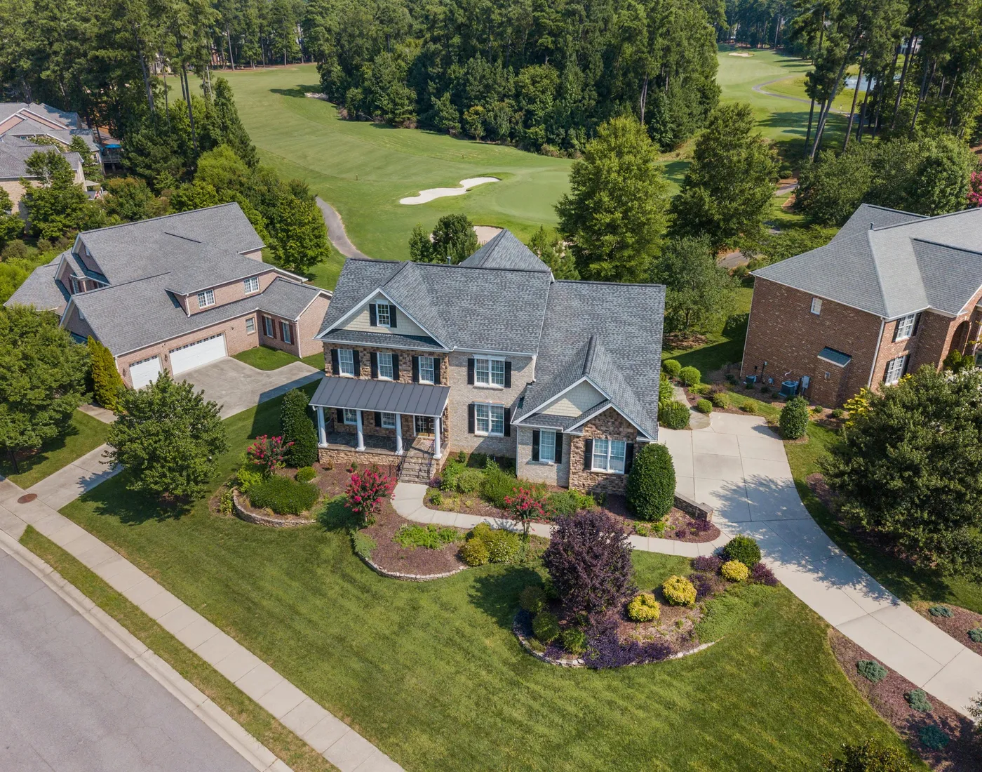 Aerial real estate photograph by Finlay Films