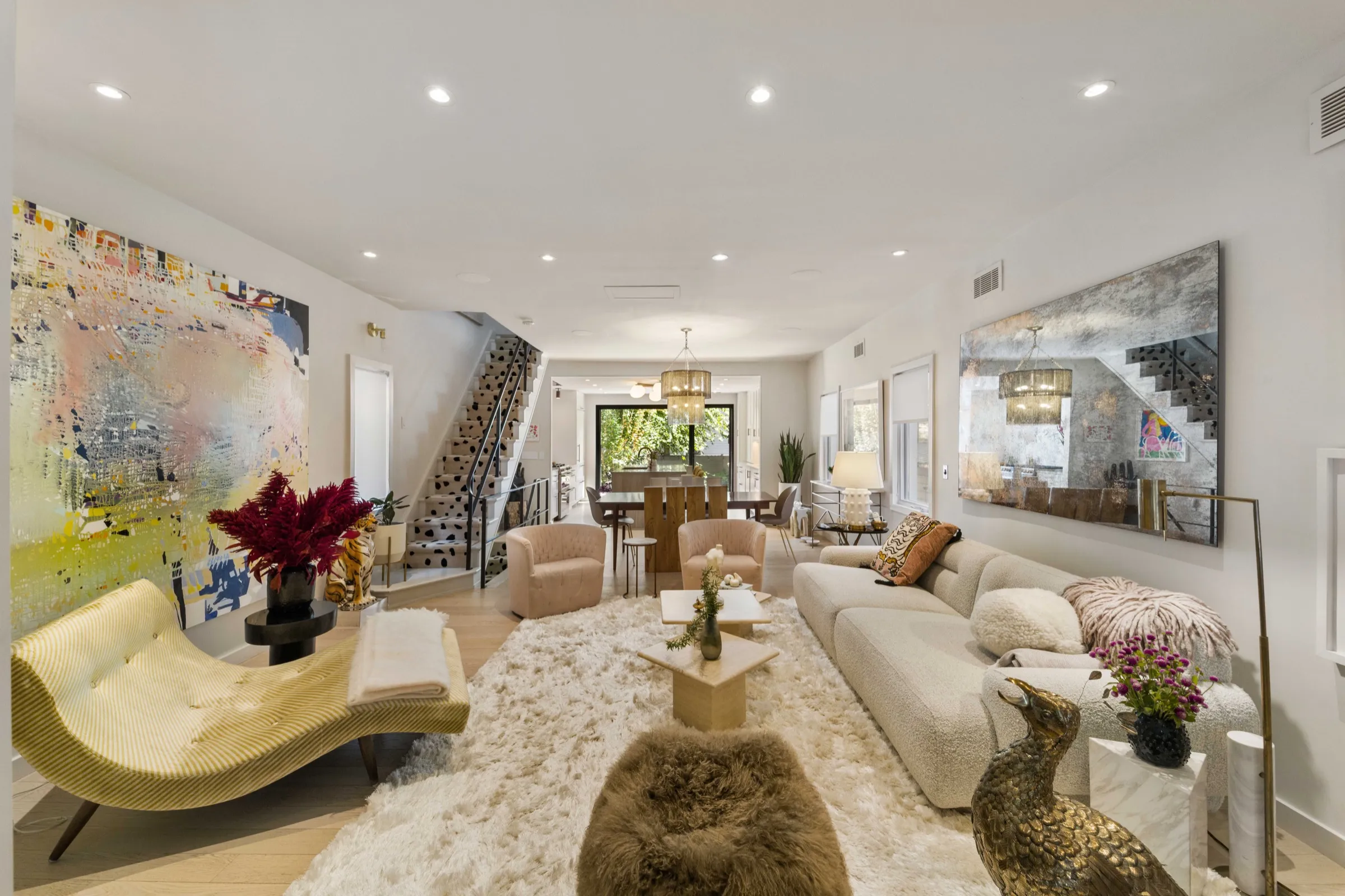 A staged living room, the kind of listing interior a Finlay Films property listing video covers