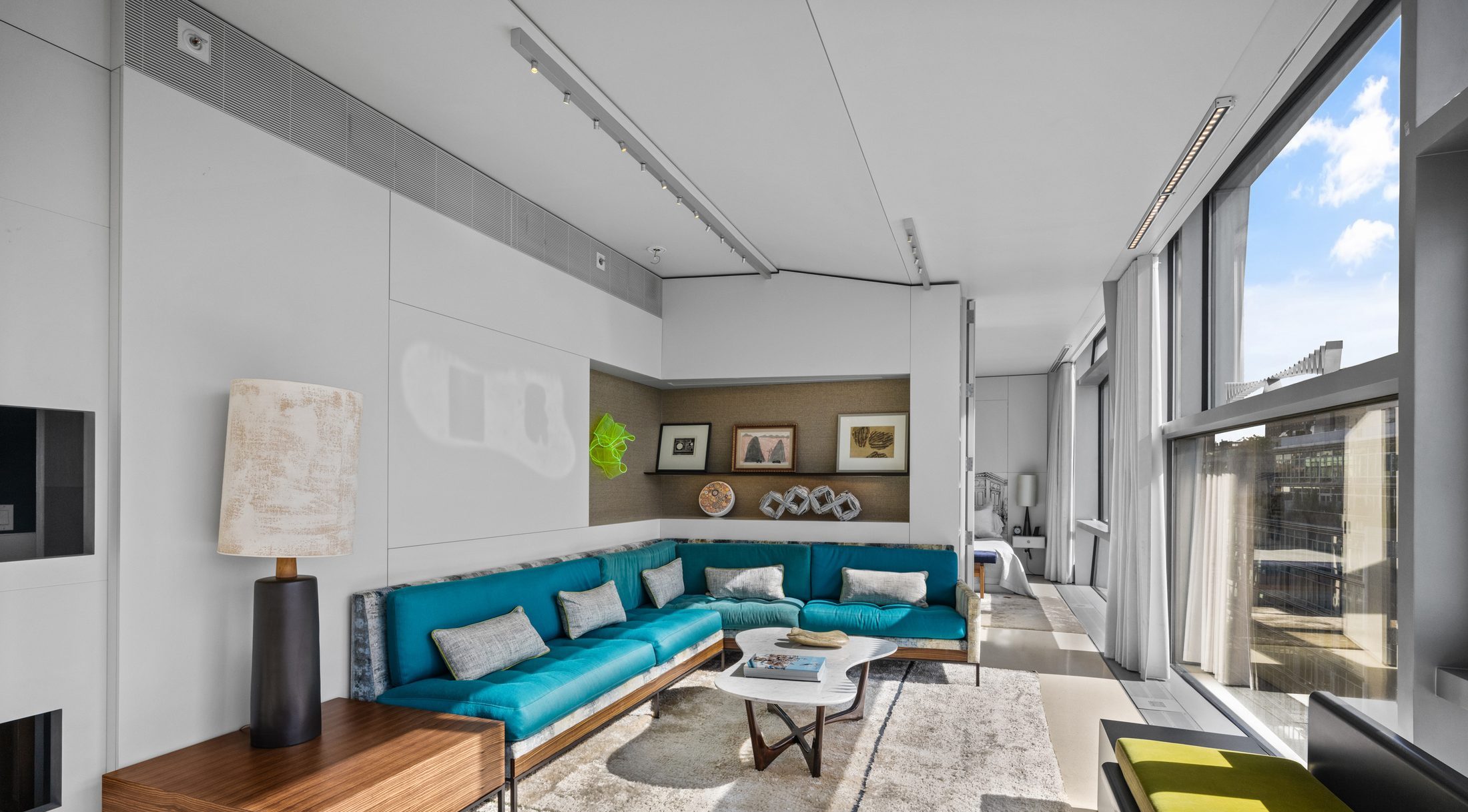 Living area - photography by Finlay Films