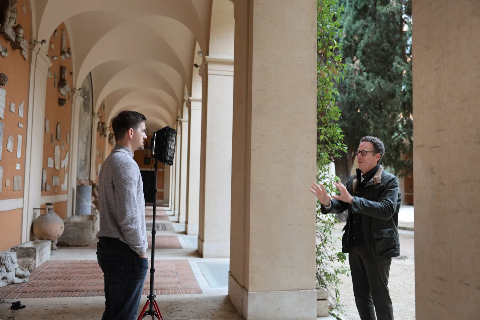 David filming a real estate listing for Finlay Films