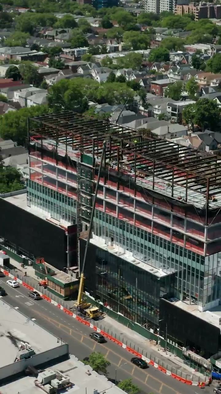 Construction progress — vertical cut - example video